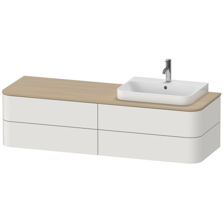 Тумба подвесная для консоли Duravit Happy D.2 Plus HP4974B3939 Скандинавский белый