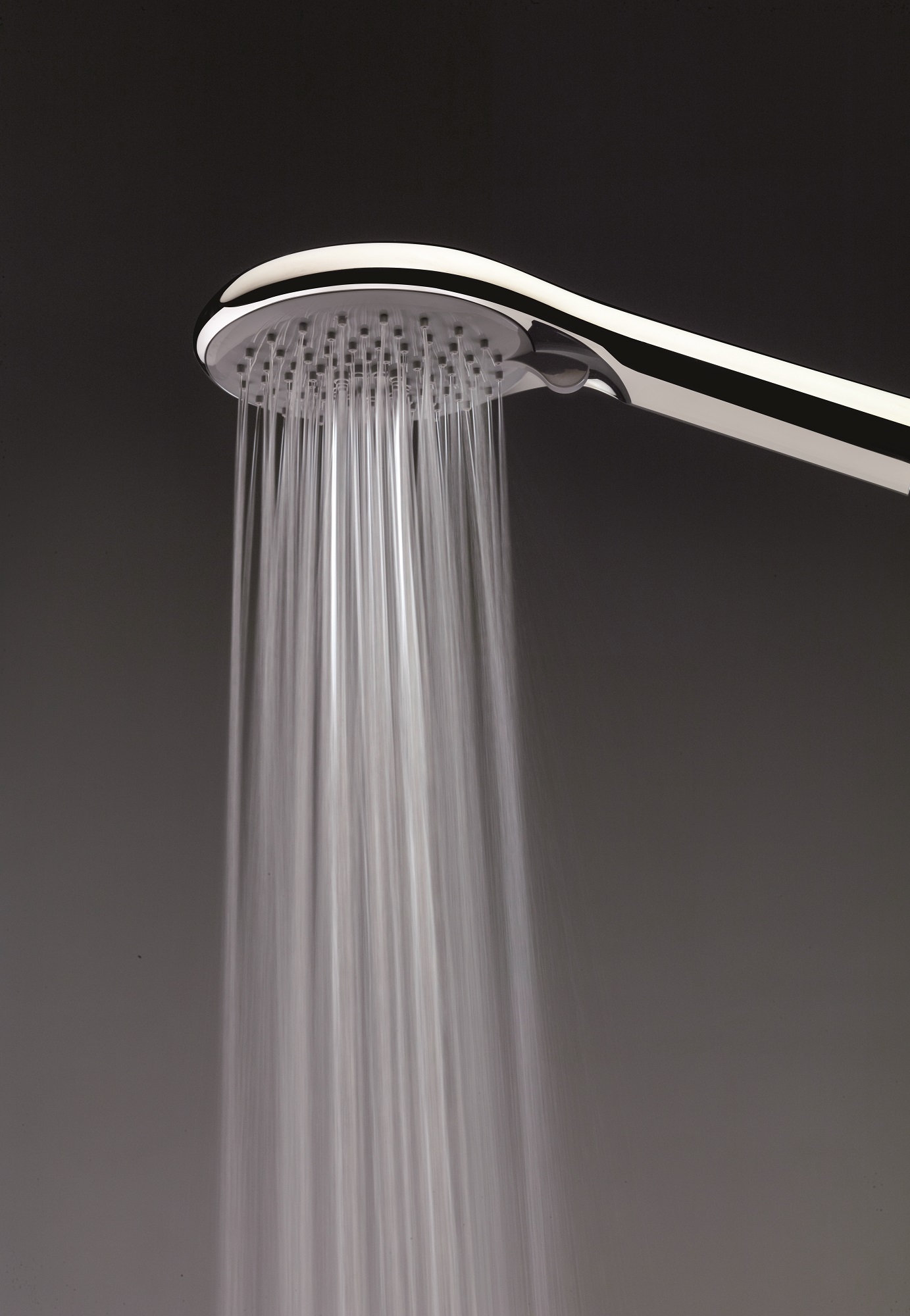 Душевой комплект Bossini Syncronia C12035C.073 с лейкой, шлангом и держателем, Чёрный матовый