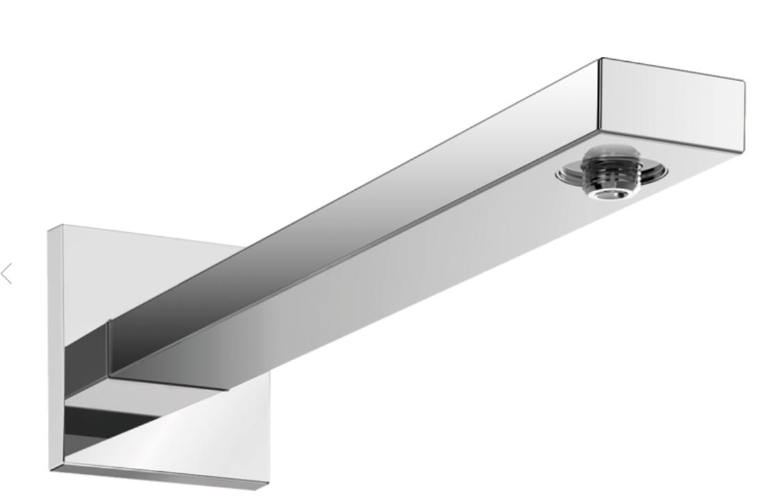 Настенный держатель для верхнего душа HANSGROHE Square 27694000 390 мм, цвет Хром