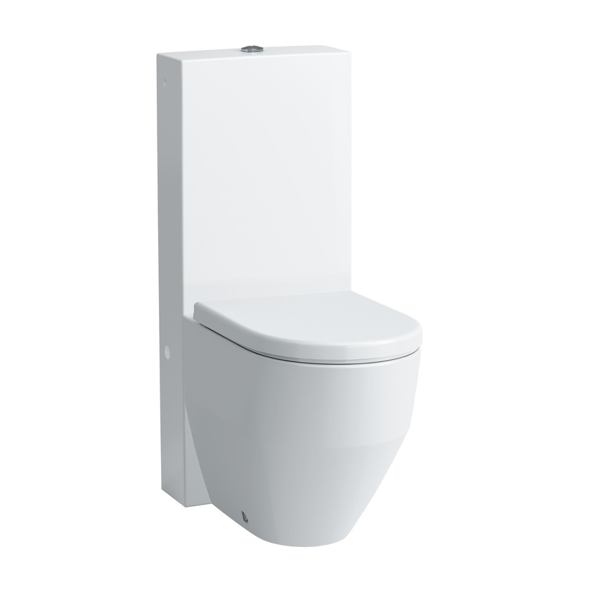Напольный бачок Universal   Kartell by Laufen 8.2866.1.000.881.1  подвод воды сзади сверху слева