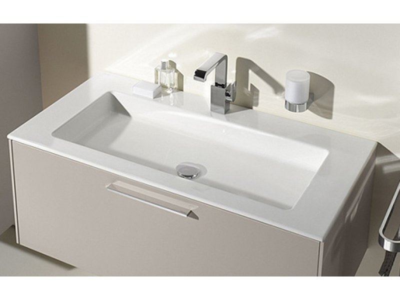 Раковина накладная для смесителя на 1 отверстие Keuco Royal 60 32140 310701 70х53х1.7 см, цвет белый