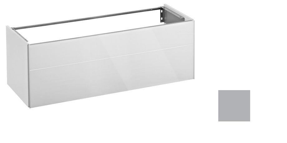Тумба под умывальник Keuco Royal Reflex  34080 130000 корпус матовый лак/фасад стекло титан