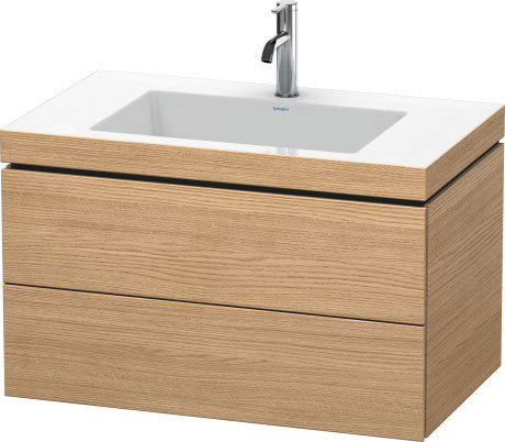 Тумба подвесная с раковиной Duravit L-Cube LC6927O5252 дуб европейский (изделие снято с производства)