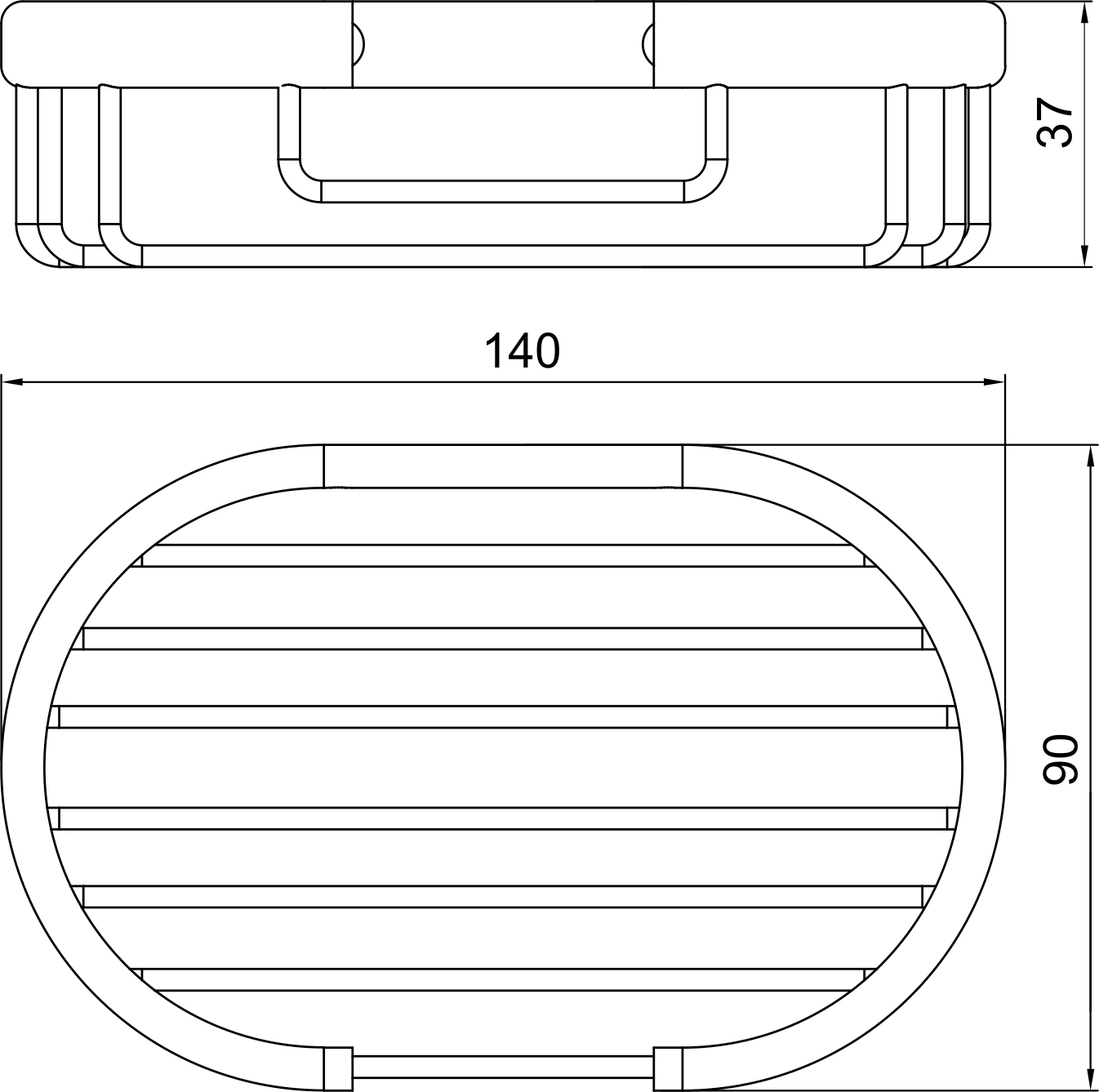 Мыльница металлическая Novaservis  Metalia Wire programme 6048.0 хром