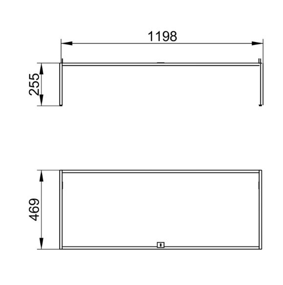 Напольные ножки Keuco Plan 32998 300005 лак белый матовый