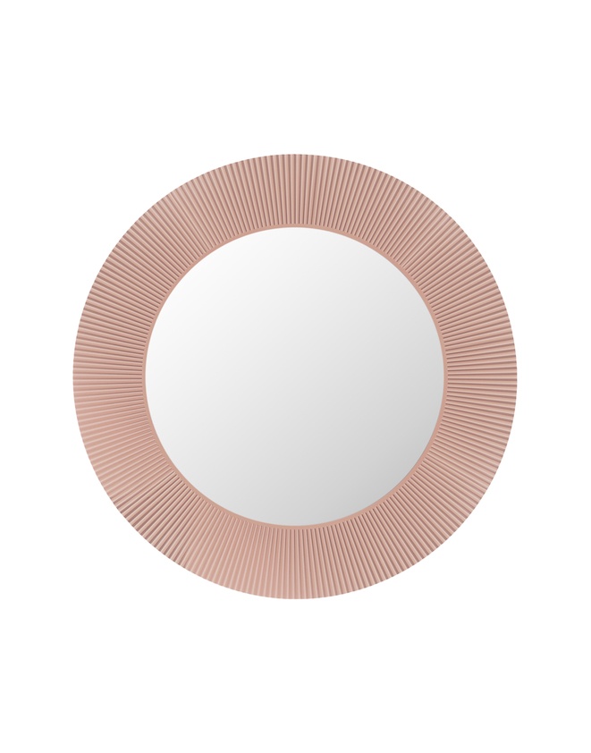 Зеркало круглое   Laufen  Kartell  3.8633.1.093.000.1  78 см, рама пластик розовый пудровый