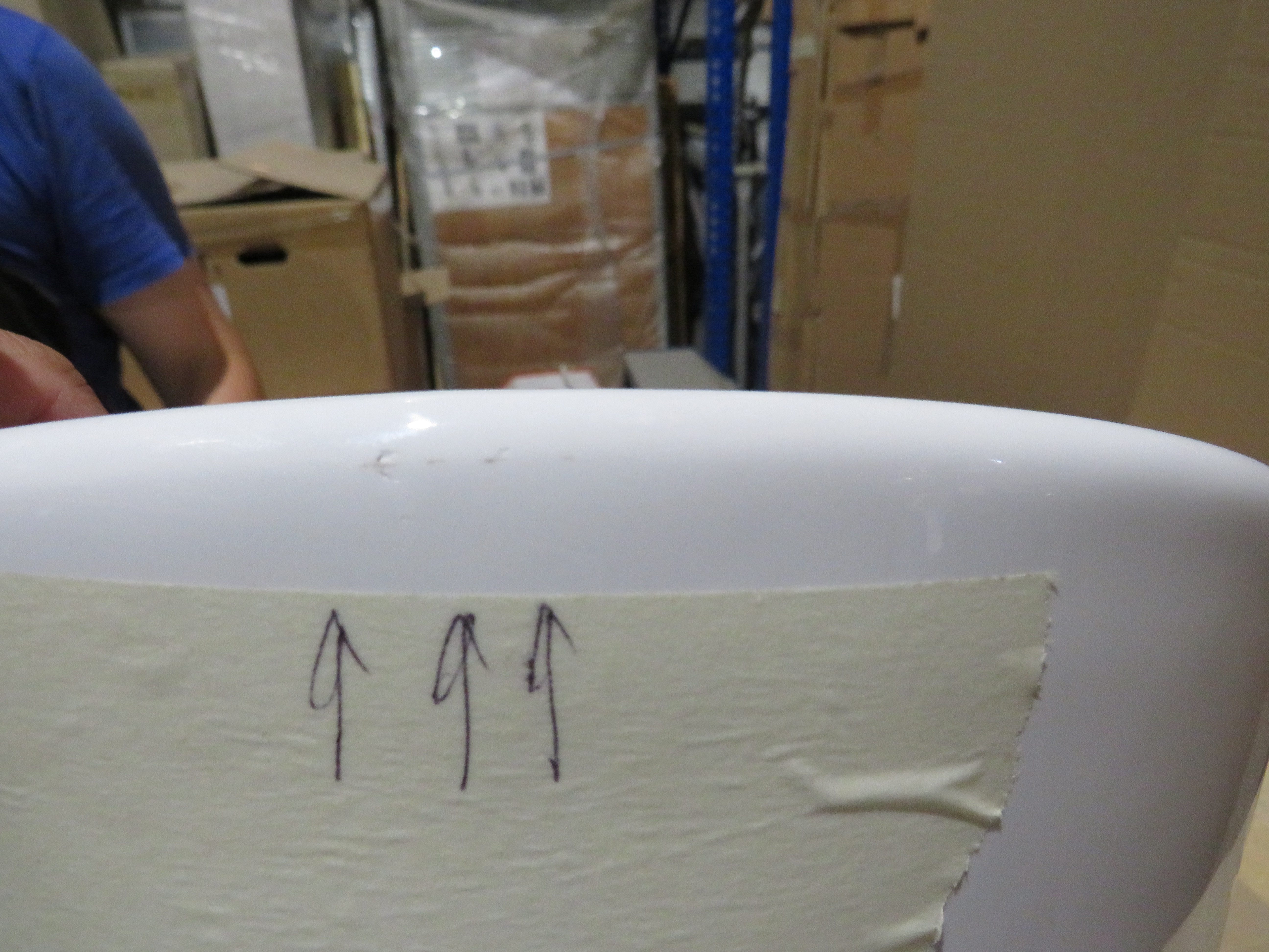 УЦЕНКА. Унитаз подвесной безободковый GSI KUBE X   941511_УЦ    360 х 550 мм, без крепления, белый глянцевый / Дефект: мелкие царапины на лицевой части 