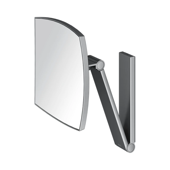 Косметическое зеркало без подсветки KEUCO ilook move 17613 130000 Чёрный шлифованный хром