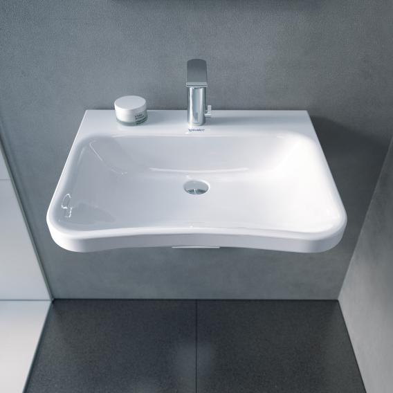 Раковина медицинская подвесная Duravit DuraStyle 2330650000 с одним отверстием под смеситель, без перелива, белая