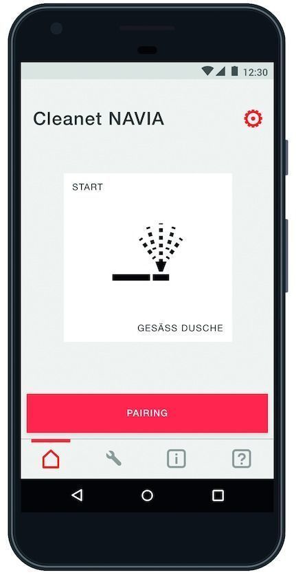 Унитаз-биде подвесной безободковый Laufen Cleanet Navia  8.2060.1.400.000.1  белый, покрытие LCC, скрытый подвод воды