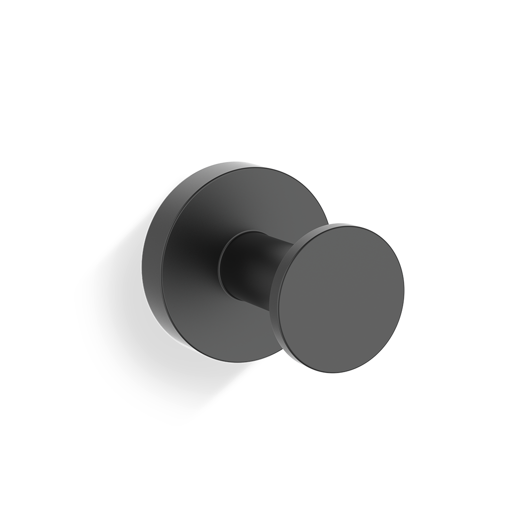 Крючок для халата/полотенец  DECOR WALTHER  Basic BA HAK4   0530460   Ø 5 X 5 см, цвет: черный матовый
