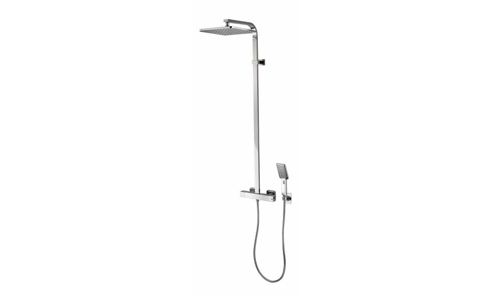 Душевая стойка Bossini R-COSMO Termostatico L40001 из нержавеющей стали (изделие снято с производства)