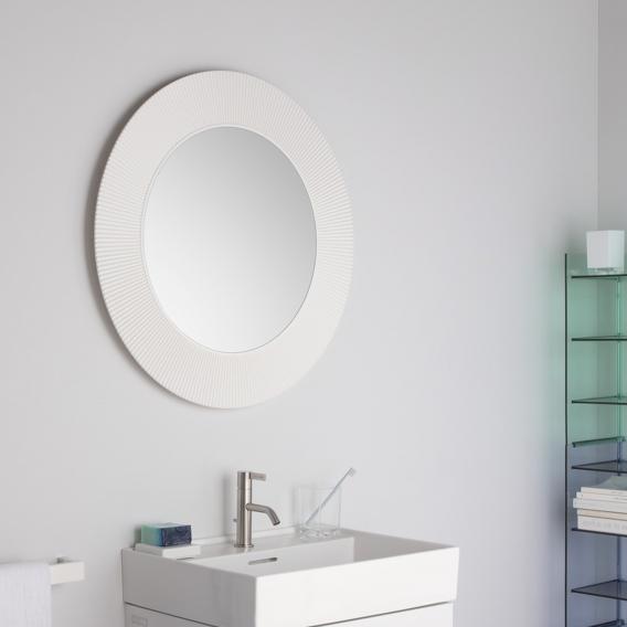 Зеркало круглое   Laufen  Kartell  3.8633.1.090.000.1  78 см, рама пластик цвет белый насыщенный