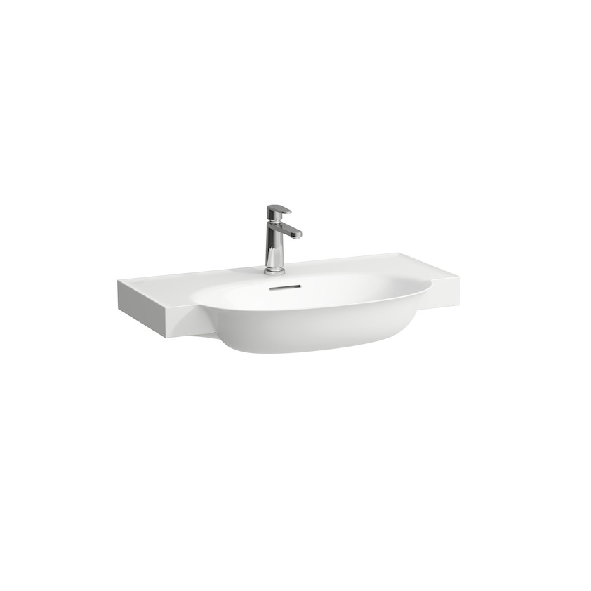 Раковина накладная  Laufen  The New Classic  8.1385.5.000.108.1 80 см, SaphirKeramik, белая 