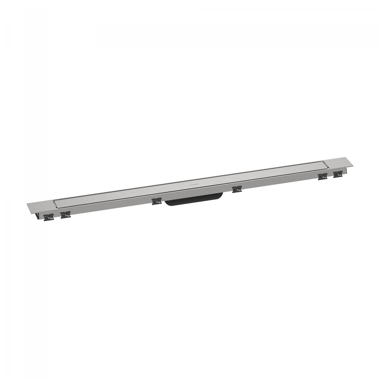 Внешняя часть трапа для душа HANSGROHE RainDrain Match Plus 56217800 1000 мм, с регулировкой по высоте, цвет Нержавеющая сталь