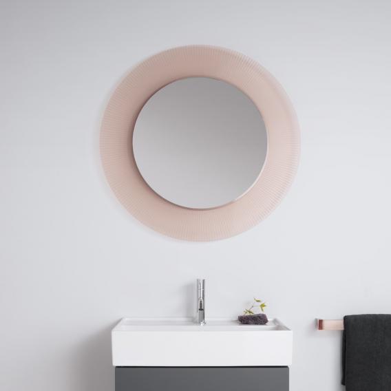 Зеркало круглое   Laufen  Kartell  3.8633.1.093.000.1  78 см, рама пластик розовый пудровый