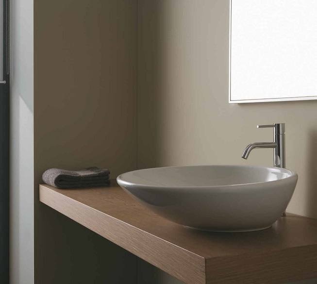 Раковина накладная GLOBO STOCKHOLM Free LAT50BI 500 мм х 500 мм х 140 мм, без плоскости под смеситель, без перелива, белый глянцевый