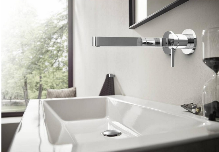 Смеситель для раковины однорычажный скрытого монтажа HANSGROHE Finoris 76050000 цвет Хром