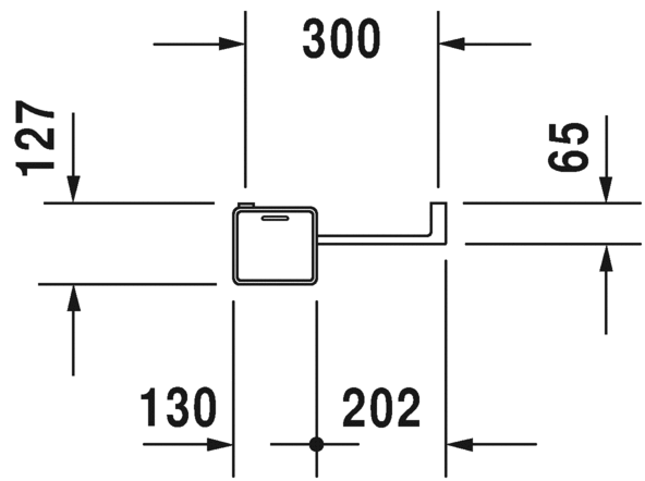 Поручень с мыльницей для ванной Duravit OpenSpace 791874680000000 с мыльницей, хром, антрацит (изделие снято с производства)