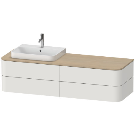 Тумба подвесная для консоли Duravit Happy D.2 Plus скандинавский белый