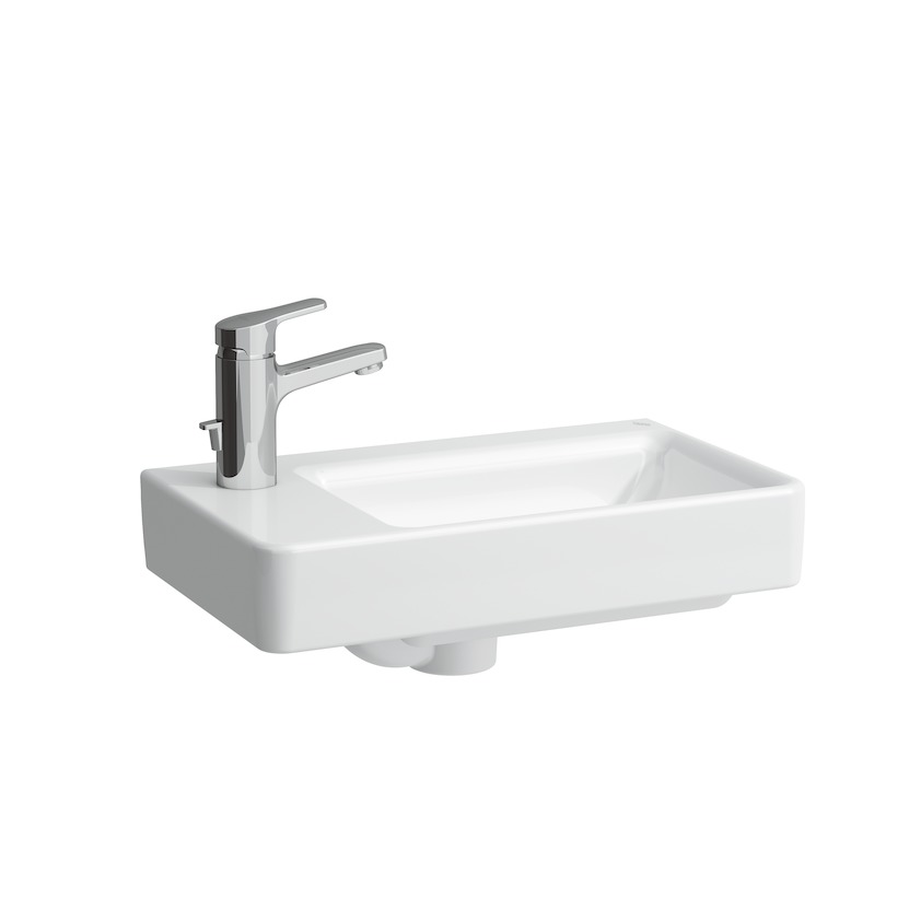 Раковина мини левая Laufen  Pro  8.1595.5.400.109.1   48 см, без отверстия под смеситель, с LCC