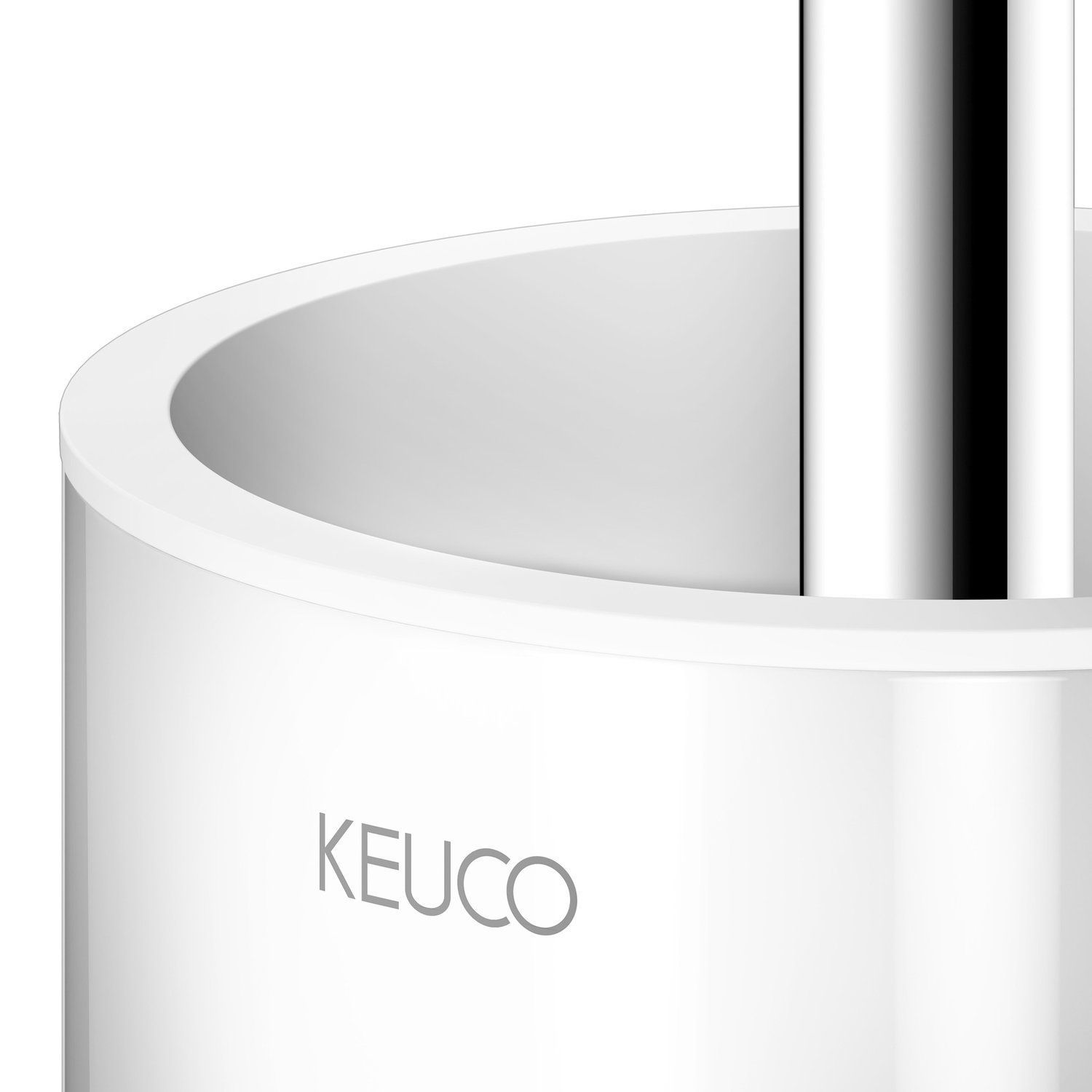 Туалетный ёрш с колбой KEUCO AVENO 14664 019000 с клеевым комплектом, цвет Хром