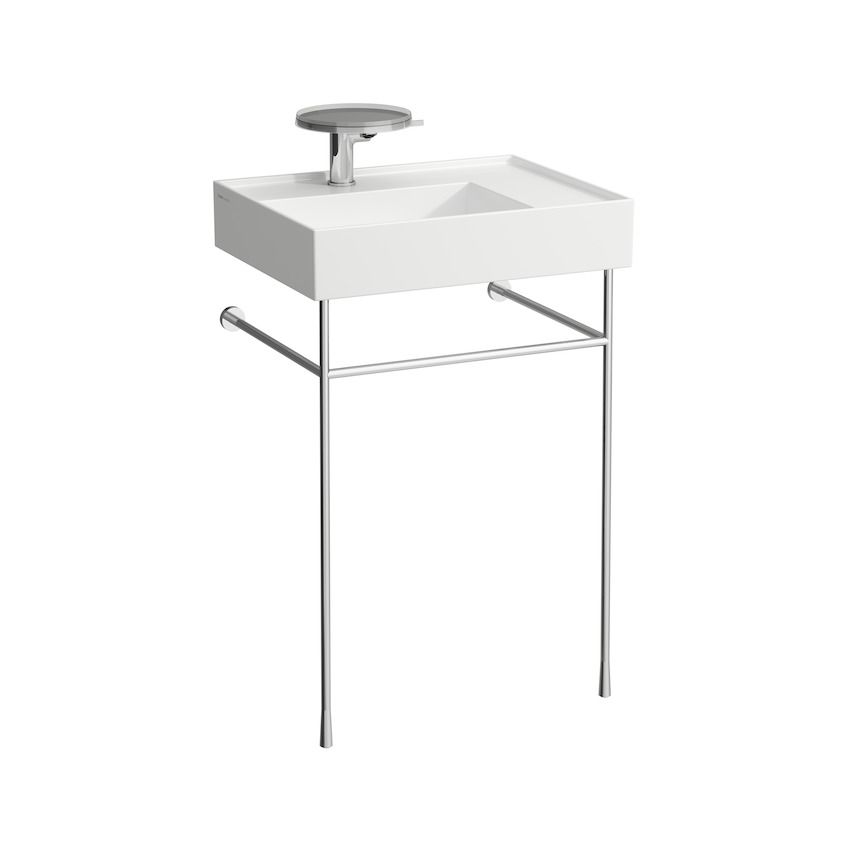 Раковина столешница Laufen  Kartell by Laufen 8.1033.4.000.814.1  60 см, полочка справа, 2 отверстия под смеситель