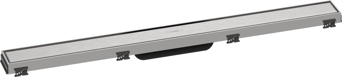 Внешняя часть линейного слива для душа HANSGROHE RainDrain Match 56038800 800 мм, c регулировкой по высоте, полированная сталь