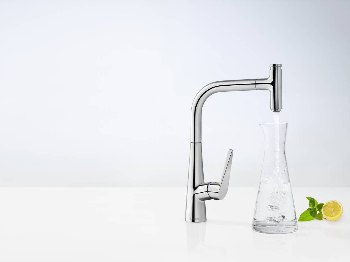 Смеситель Hansgrohe Talis Select S 72821000 для кухонной мойки с вытяжным изливом