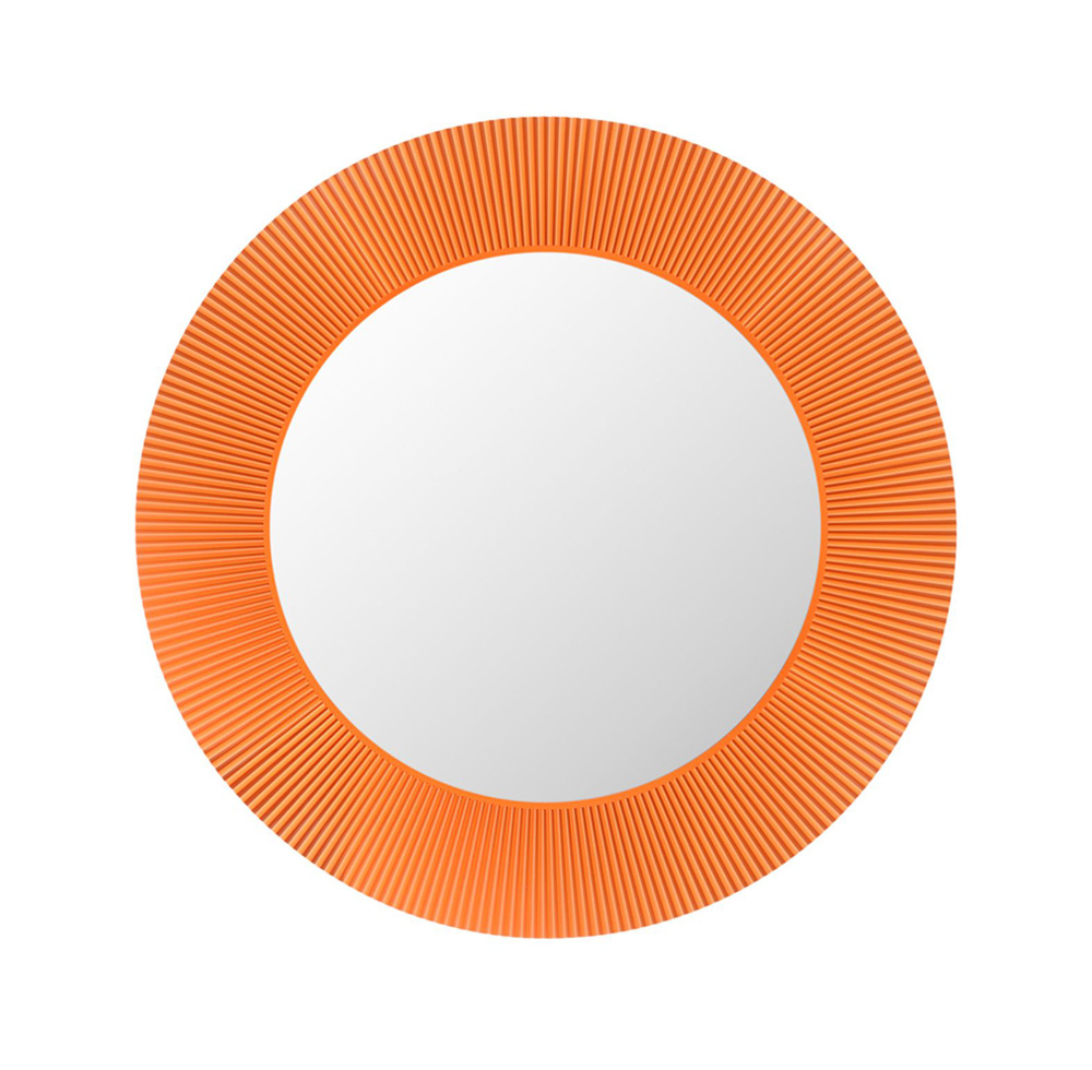 Зеркало круглое   Laufen  Kartell  3.8633.1.082.000.1  78 см, рама пластик оранжевый
