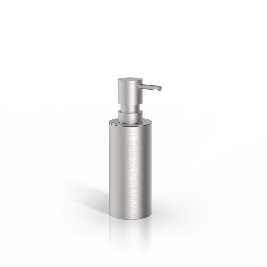 Дозатор мыла настольный DECOR WALTHER  Mikado MK SSP   0521276    17,5 X Ø 5,5 X 7 см, цвет  сталь матовая