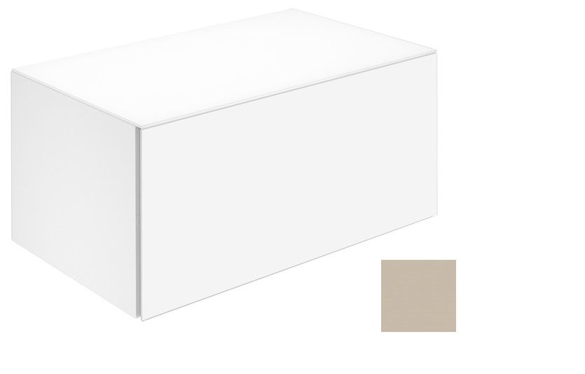 Боковая тумба Keuco Plan 32926 180000 корпус ламинированный матовый кашемир, фасад стекло кашемир глянцевый