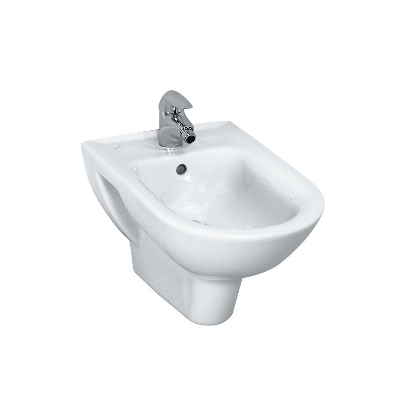 Подвесное биде Laufen Pro   8.3095.1.000.302.1, с отверстием под смеситель, без боковых отверстий подвода воды.