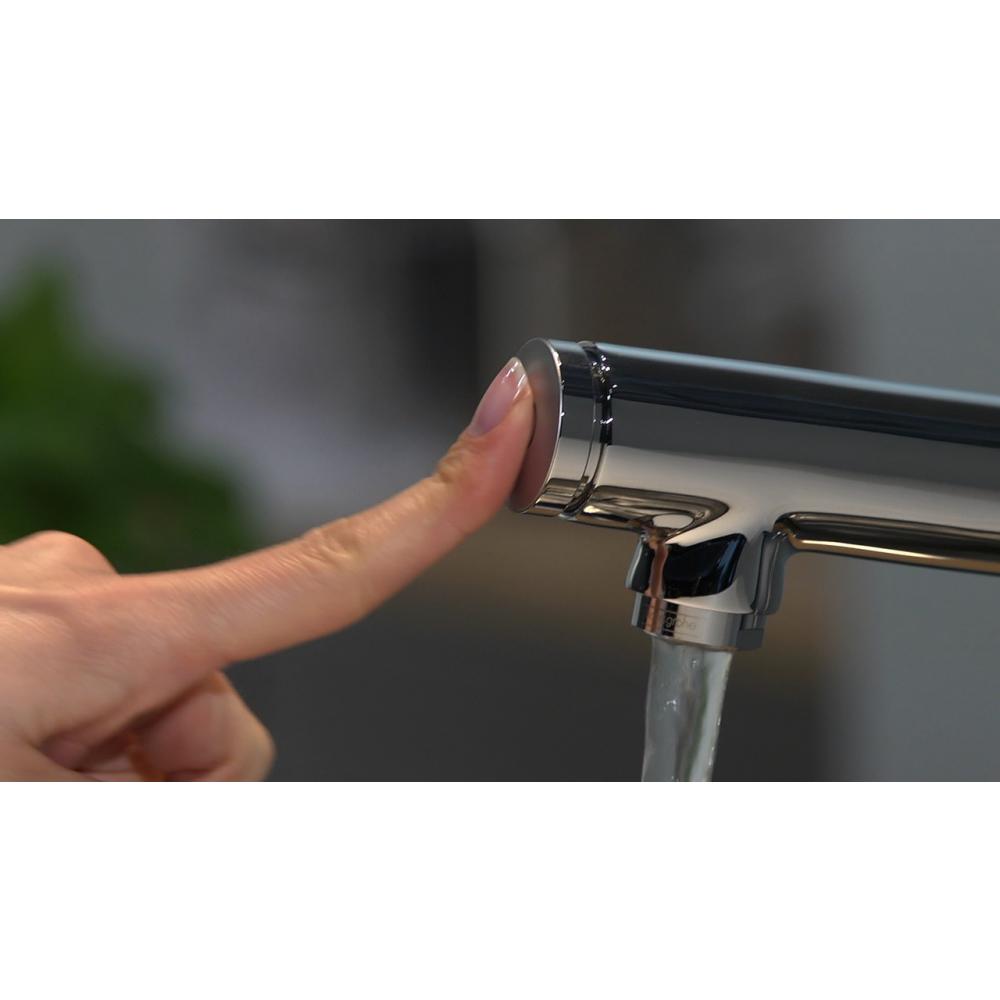 Смеситель для кухни с выдвижным душем Hansgrohe Metris Select 14884800 Под сталь