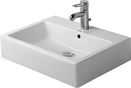 Раковина встраиваемая сверху Duravit Vero 0452600000 59х46см