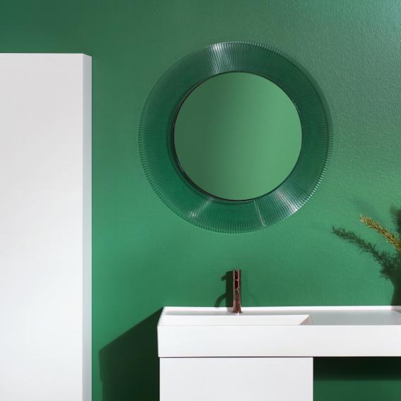 Зеркало круглое   Laufen  Kartell  3.8633.1.092.000.1  78 см, рама пластик зеленый изумрудный