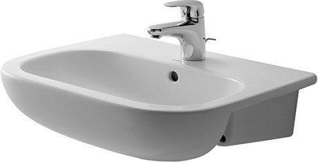 Раковина встраиваемая до половины  Duravit d-code 0339550000 55х44 см