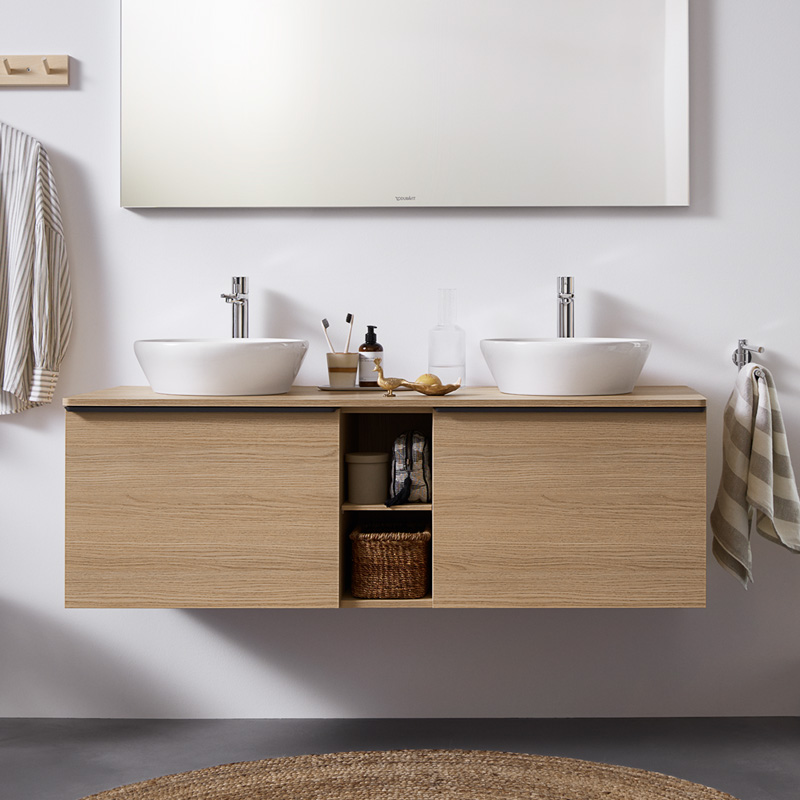 Раковина - чаша круглая Duravit D-Neo 2371400070 диаметр 400 мм, без перелива, без отверстия для смесителя, белая