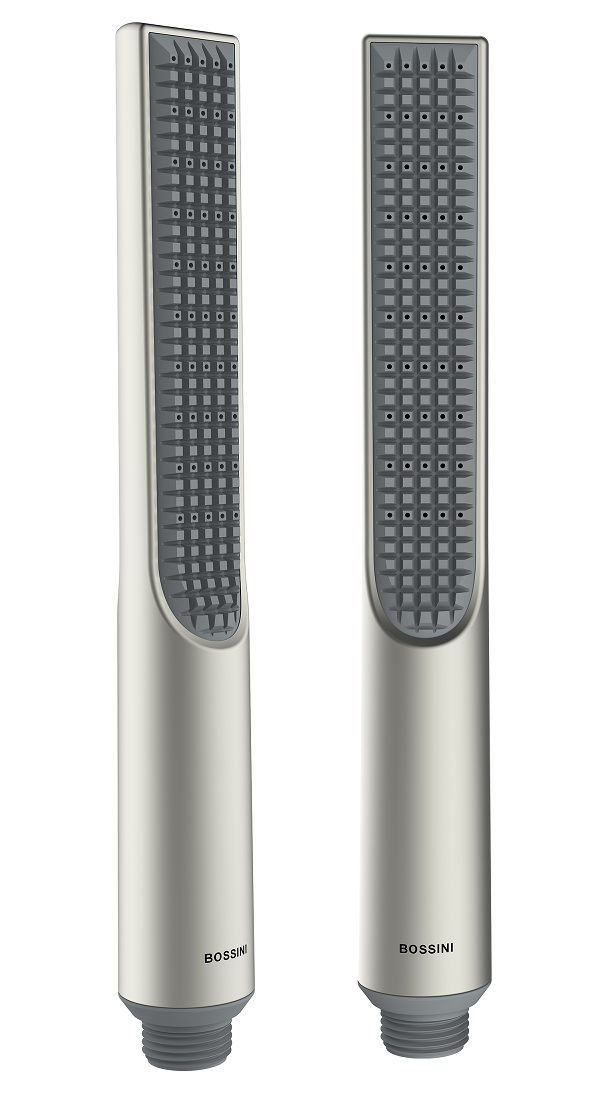 Душевой комплект BOSSINI Apice CE3004C.094 с душем-палочкой, держателем и шлангом, никель шлифованный