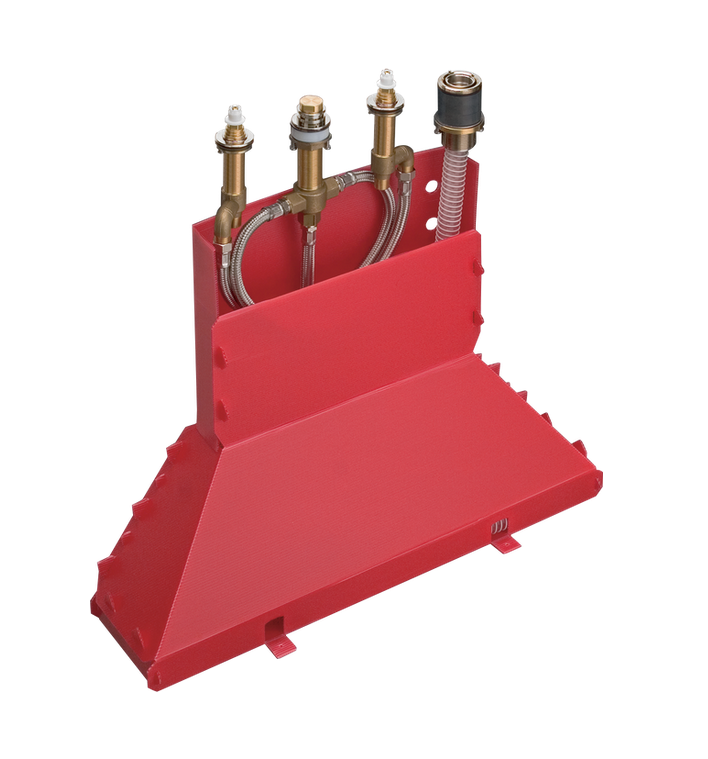 Скрытая часть смесителя для ванны HANSGROHE 13444180 на 4 отверстия