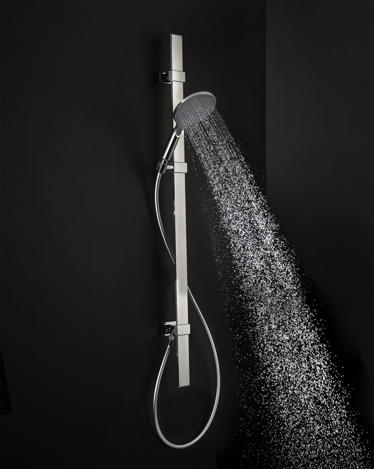 Душевой комплект BOSSINI Apice D48086.045 с ручным душем, держателем, шланговым подсоединением и шлангом, белый матовый (изделие снято с производства)