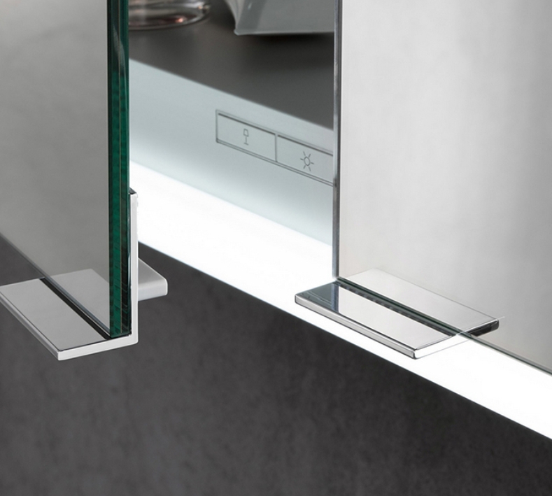 Зеркальный шкаф настенный с подстветкой KEUCO Royal Modular 2.0 800211080100200 800 мм х 700 мм х 160 мм, 2 створки, 2 розетки