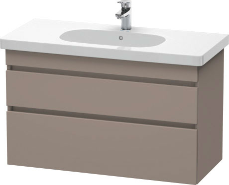 Тумба подвесная под раковину Duravit DuraStyle DS6485 4343 базальт матовый