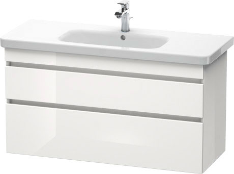 Тумба подвесная под раковину Duravit DuraStyle DS649502222 белый глянцевый