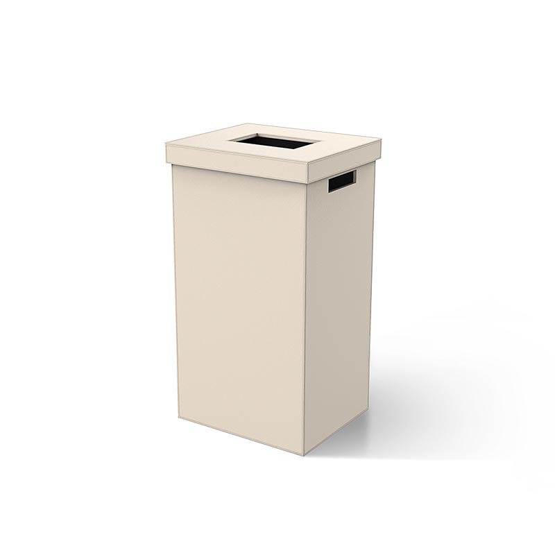 Корзина для белья напольная  DECOR WALTHER  Brownie AWB   0937547    60,5 X 38,5 X 38,5 см, имитация кожи, цвет: песочно-бежевый (SAND)