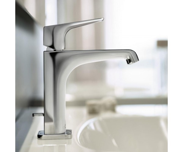 Смеситель для раковины AXOR Citterio E 36110000 со сливным гарнитуром хром