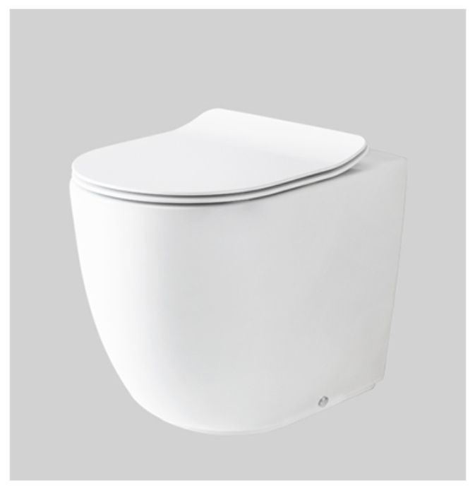 Унитаз приставной безободковый ARTCERAM FILE 2.0 FLV005 01 30 370 мм х 530 мм, c креплением, белый глянцевый