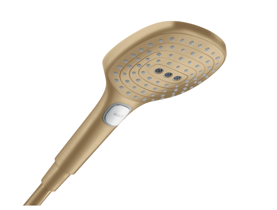 Ручной душ HANSGROHE Raindance Select E 26520140 120 3jet цвет Шлифованная бронза