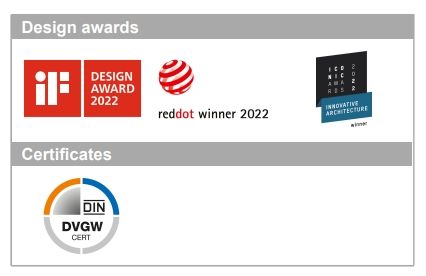 Смеситель для душа HANSGROHE REBRIS S 72648670 с внутренней частью, чёрный матовый