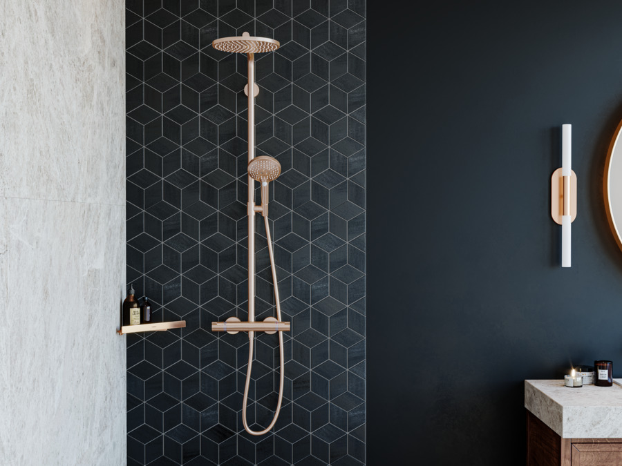 Угловая корзинка HANSGROHE AddStoris 41741990 Полированное золото